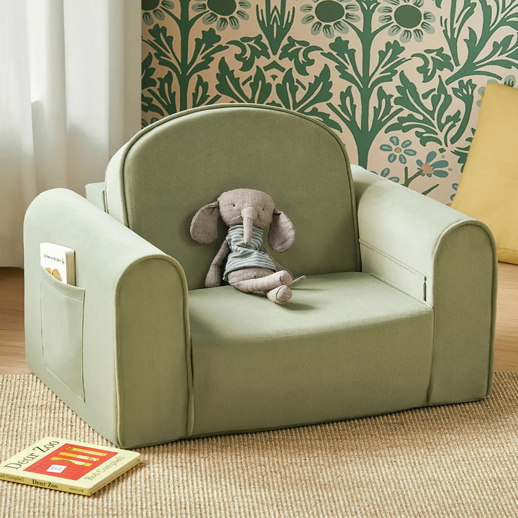 Tiny Land® GentleSnug Kid Chair - Sage