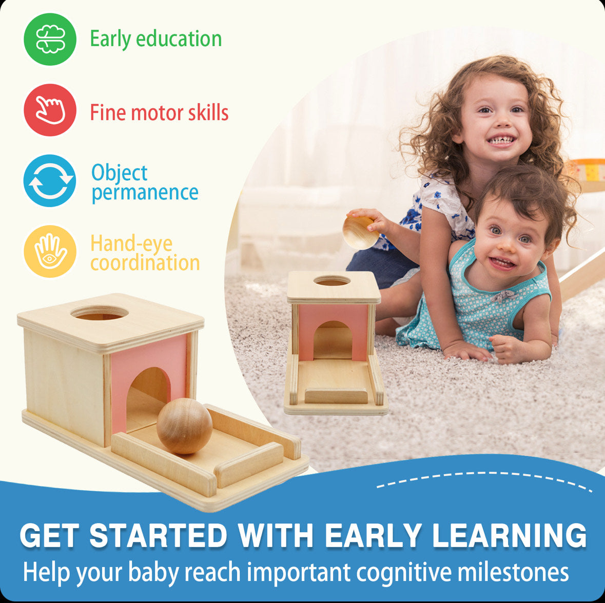 Montessori Educational Kit 7-12 mos.