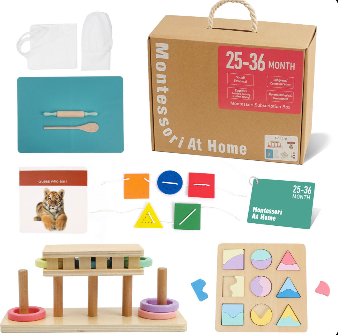 Montessori Educational Kit 25-36 mos.