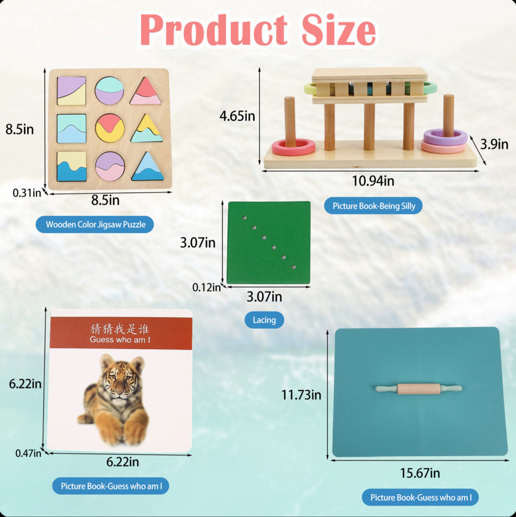 Montessori Educational Kit 25-36 mos.