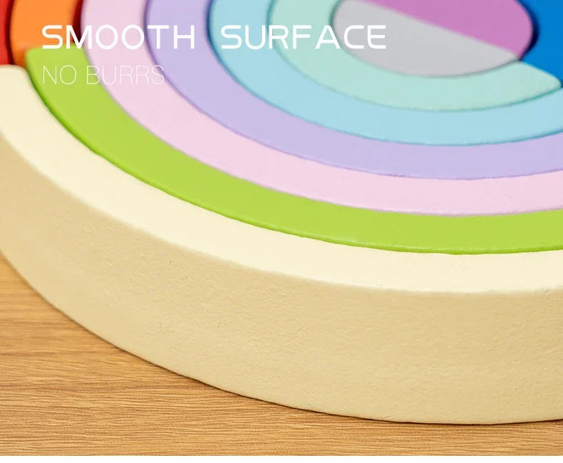 Montessori Stacking Rainbows