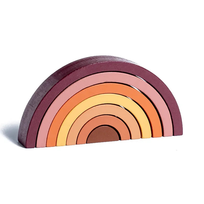 Montessori Stacking Rainbows