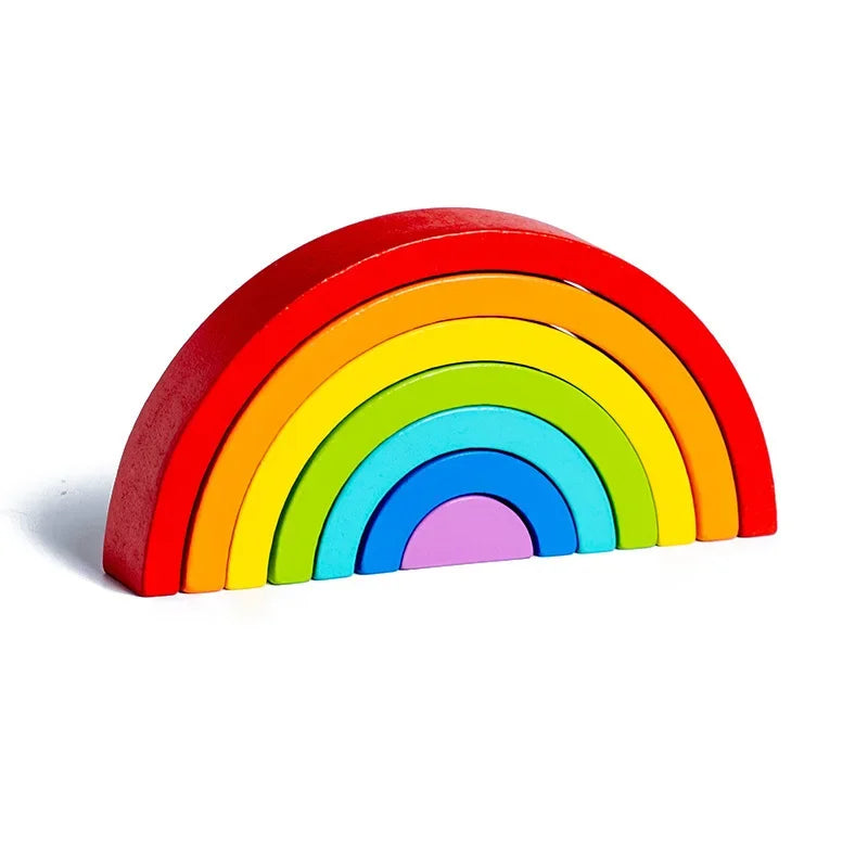 Montessori Stacking Rainbows