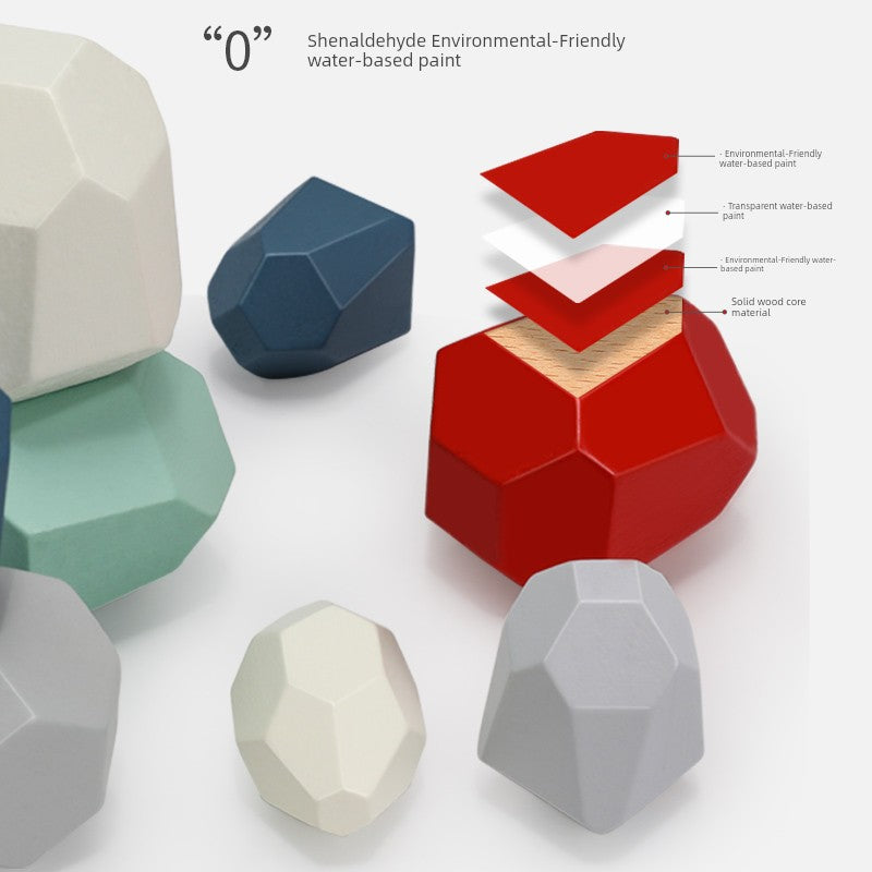 Montessori Building Stone Balance Game