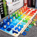 Montessori  Educational Wooden Fishing Number/ Shape/ Matching Game